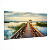 Pier Mega Glass Wall Art.